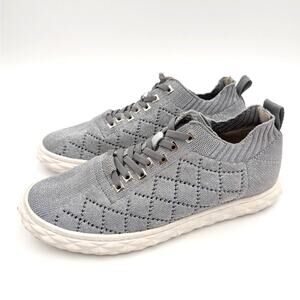 VANELI Odessa Women's Quilted Knit Slip-On Sneaker Shoes Gray Size US7.5 EU38